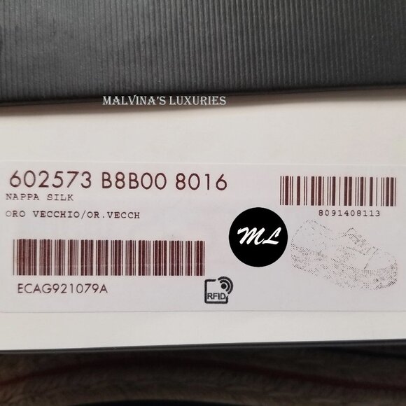 GUCCI SHOES PILAR GOLD LEATHER GG PLATFORM ESPADRILLE LACE-UP - Picture 12 of 13